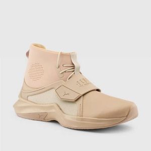 Puma Fenty by Rihanna trainer hi nude leather sneakers